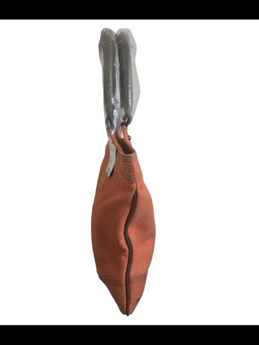 Burberry Blue Label Orange Canvas Tote Bag - Picture 4 of 9